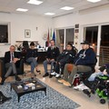 Il Questore Pellicone incontra alcuni atleti di Powerchair Football (calcio in carrozzina elettrica)