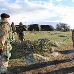 La Brigata Pinerolo doma incendio sulla Murgia