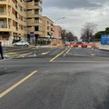 Viale Gramsci senza più lo storico passaggio a livello