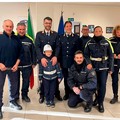 Un giovanissimo concittadino fa visita al Comando della Polizia Locale