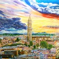 L'infermiere-artista Tonino Porro espone a Budapest con l'opera "Andria la mia città "