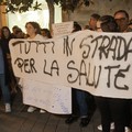 "Andria per la salute ": il sit in viale Crispi ad Andria