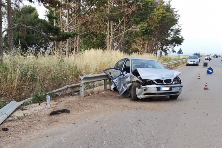 incidente sulla provinciale Andria Bisceglie