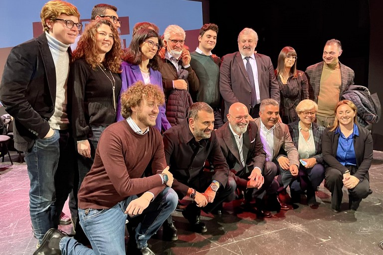 Bonaccini a Bari anche Giovanna Bruno con Michele Emiliano e Antonio Decaro