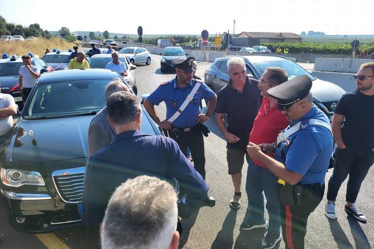Interrotti i lavori di chiusura del bivio per Montegrosso
