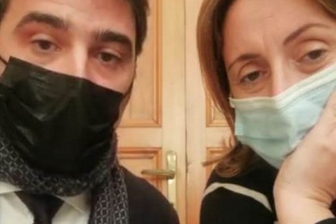 L'arch Loconte ed il Sindaco Bruno