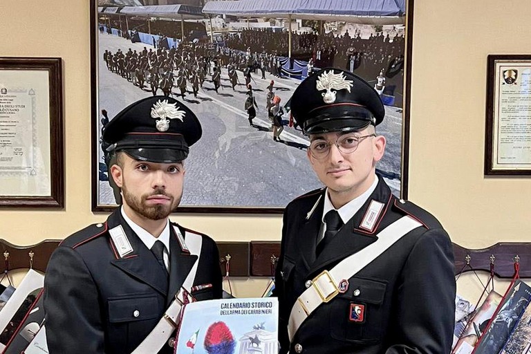 calendario storico dell’Arma dei Carabinieri 2024