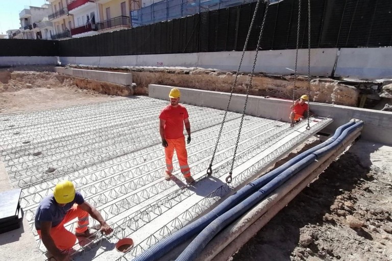 Cantiere interramento ferrorivario Andria