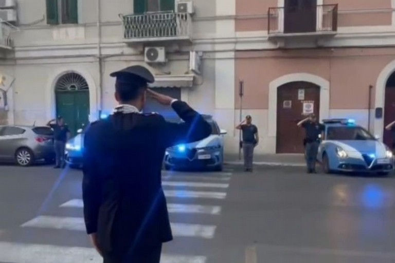La Polizia di Stato rende omaggio a Carlo Legrottaglie