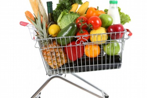 carrello per la raccolta alimentare