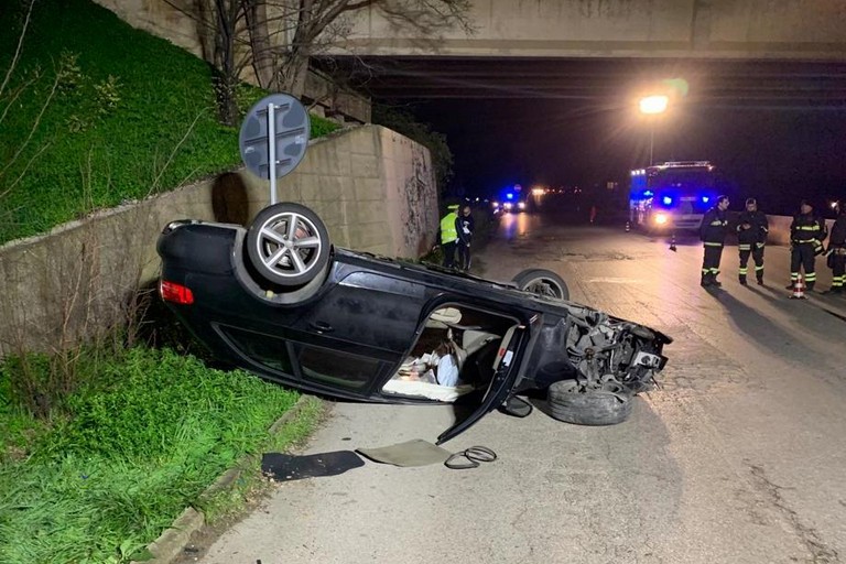 incidente stradale via Corato