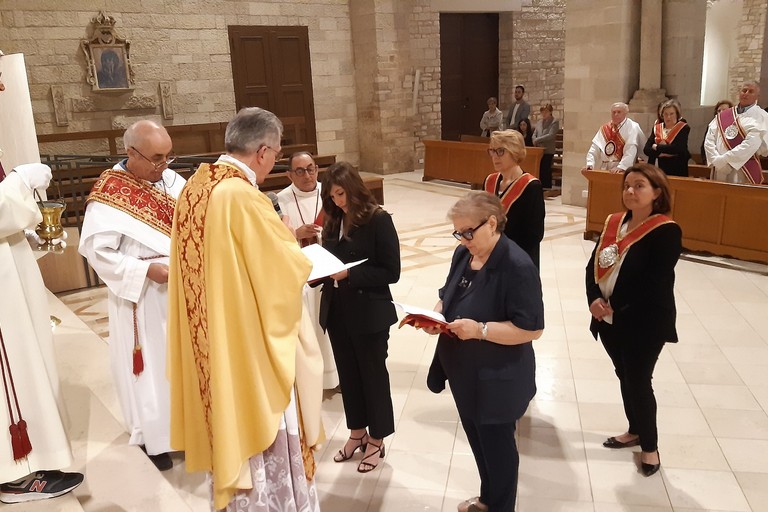 Cerimonia nella chiesa Cattedrale di Andria