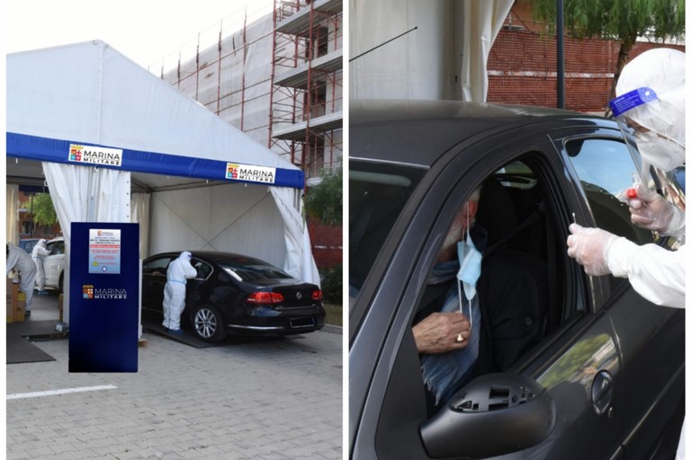 Tamponi in modalità drive-through