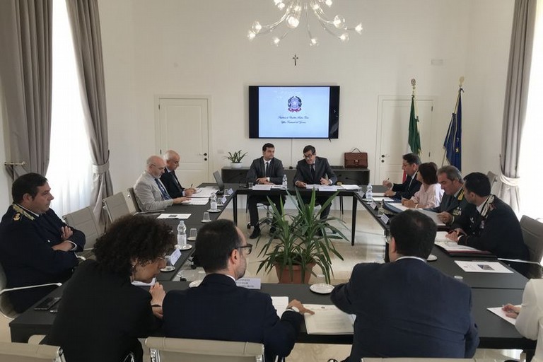 Agguato ad Andria, vertice in prefettura