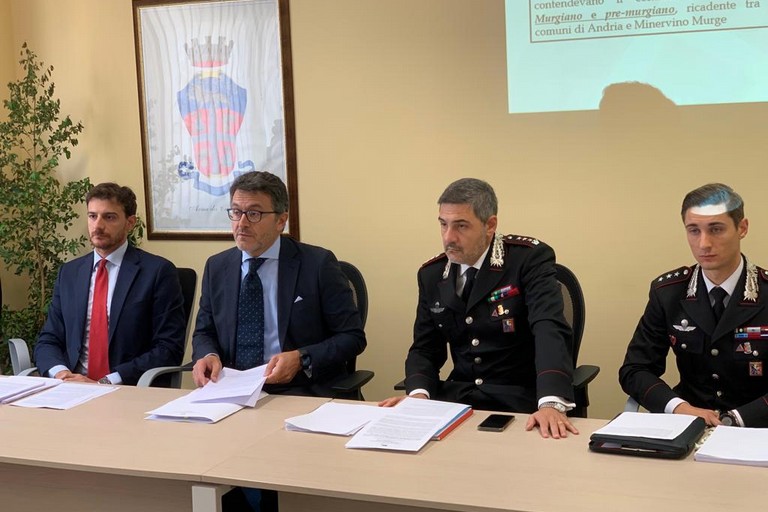 Un momento della conferenza stampa
