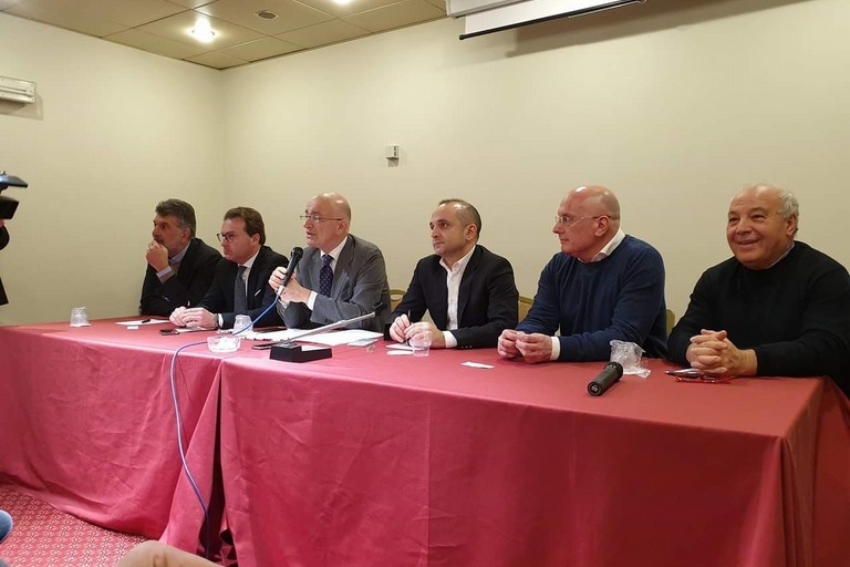 conferenza stampa di Forza Italia