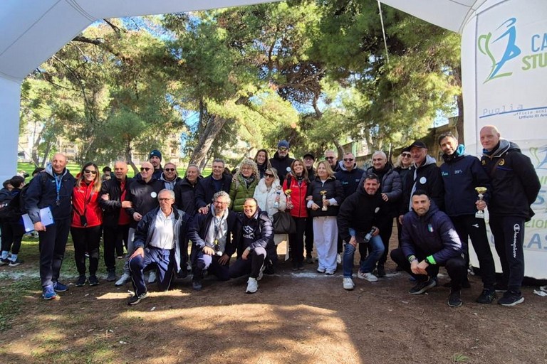 corsa campestre in villa Comunale