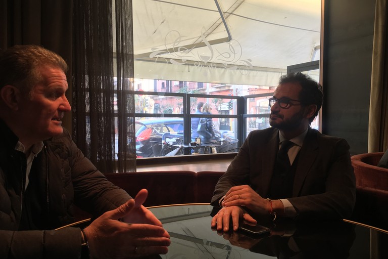 da sx il direttore di Coldiretti Puglia, Corsetti con l’on.le Gemmato