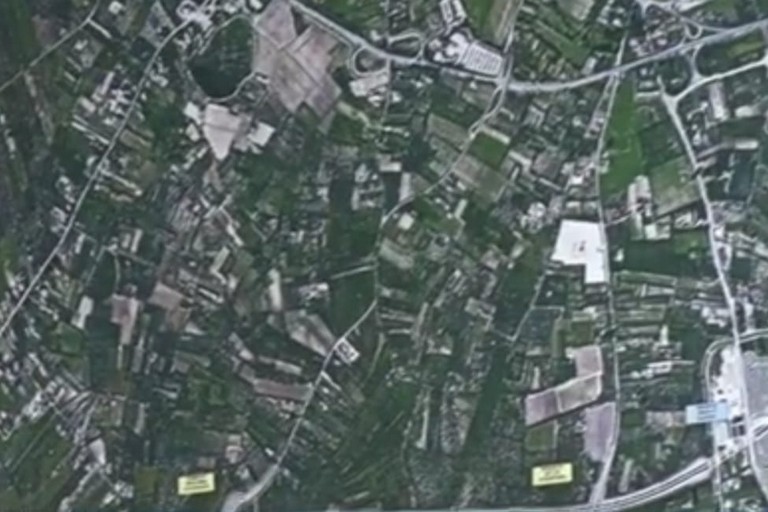 tracciato della tangenziale ovest di Andria