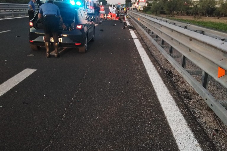 incidente stradale sull'Andria Barletta