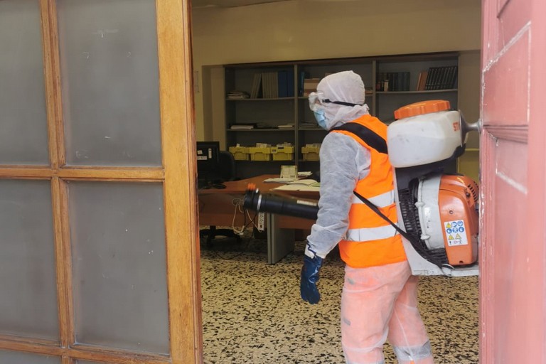 sanificazione uffici comunali