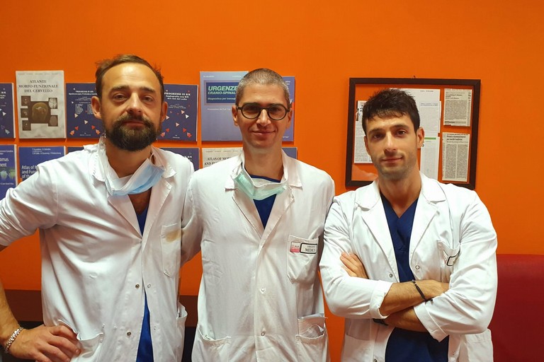 da sx Emanuele Malatesta, Paolo Cerini e Alberto Palombella