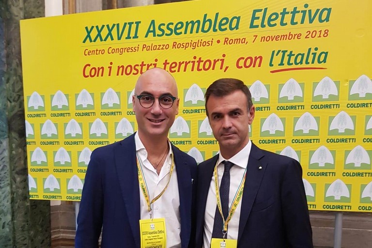 Savino Muraglia (a sx) con Ettore Prandini