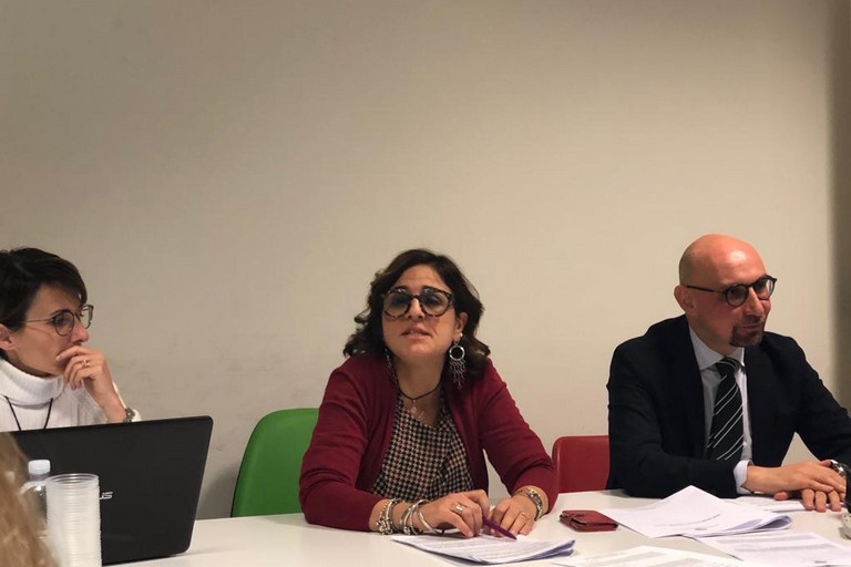 da sx Claudia Figliolia, Mariangela D'Oria e Francesco Bruno