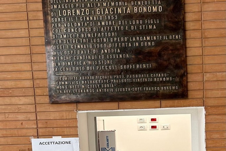 mancanza di rispetto alla memoria della Famiglia Bonomo
