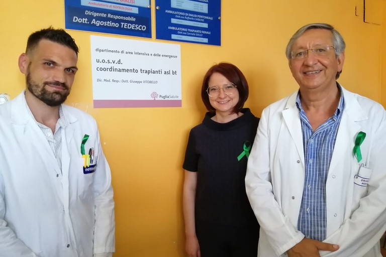 Da sinistra Federico Ruta, Lia Colasuonno, Giuseppe Vitobello