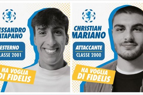 Due nuovi arrivi per la Fidelis Andria JPG