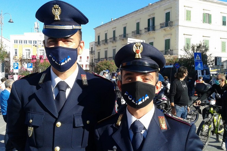 l'Assistente Capo Francesco Abbadessa ed il Vice Ispettore Arcangelo Pastore