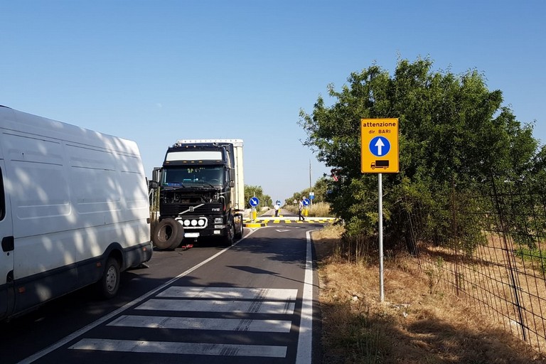 Traffico a rilento sulla devizione della ex sp 231