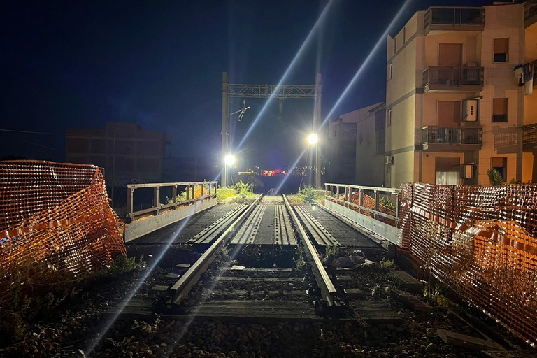 lavori di interramento ferroviario di Andria, ponte di via Bisceglie