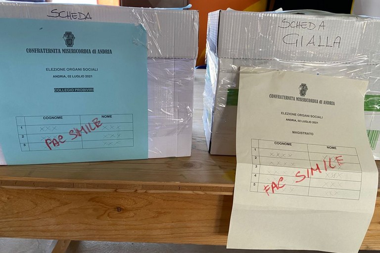 elezioni magistrato misericordia di Andria
