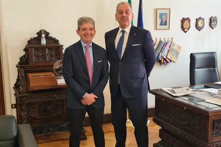 Elia Pellegrino incontra il Sottosegretario La Pietra