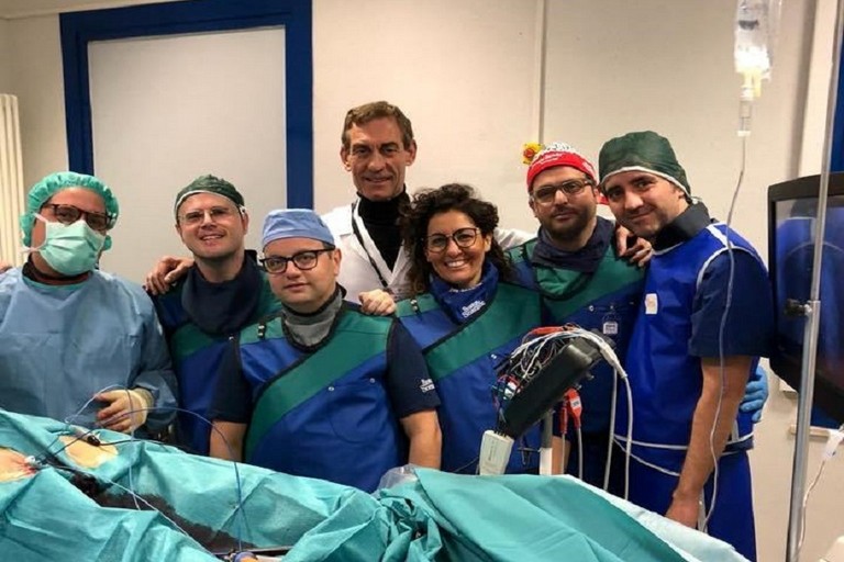 equipe della Cardiologia del Lorenzo Bonomo