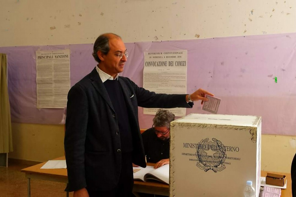Giorgino che vota