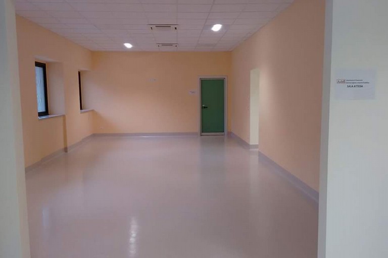 Sala d'attesa nuovo ufficio vaccini