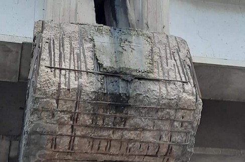 Ponte pericolante sulla Sp 170