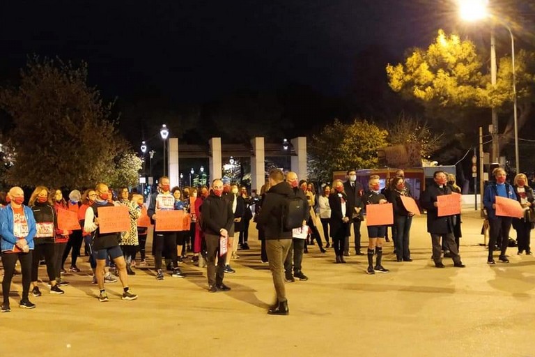 Manifestazione contro la violenza sulle donne