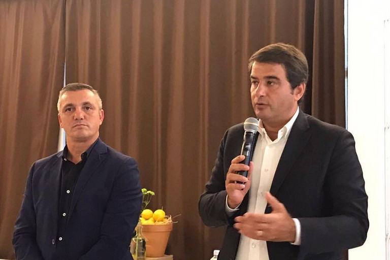 Francesco Ventola e Raffaele Fitto