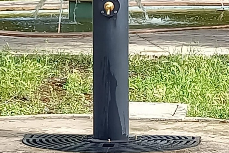 Nuova fontana in villa Comunale Andria