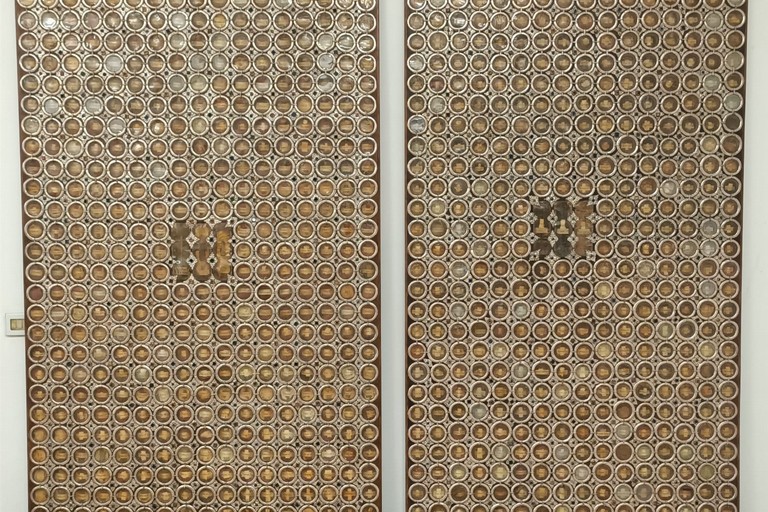Le due ante reliquiario in argento restaurate