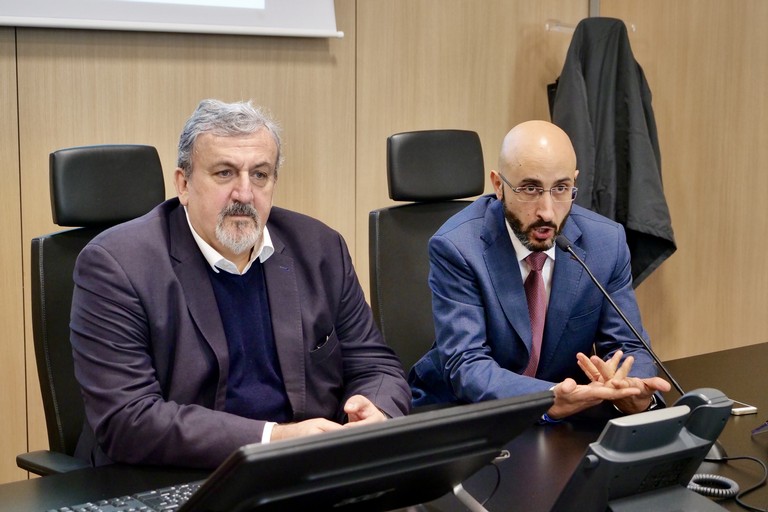 Michele Emiliano con Giovanni Gorgoni