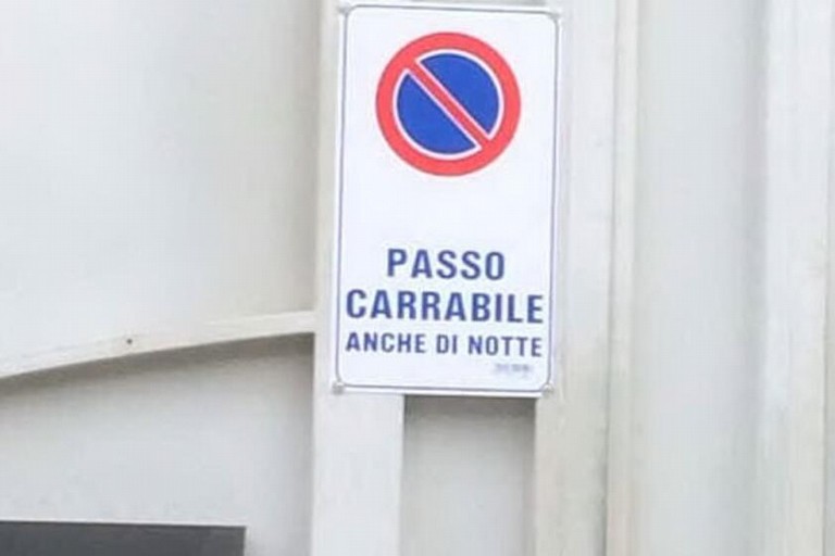 passo carrabile abusivo
