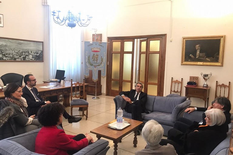 Il nuovo Prefetto della Bat, Maurizio Valiante accolto a Palazzo di Città