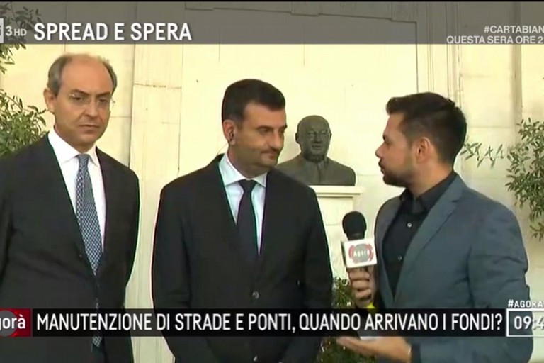 Giorgino e Decaro in diretta ad Agorà