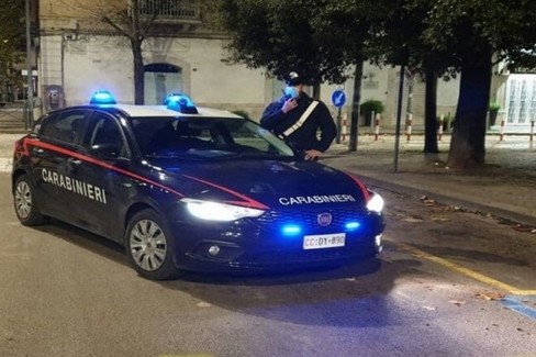 posto di blocco dei carabinieri