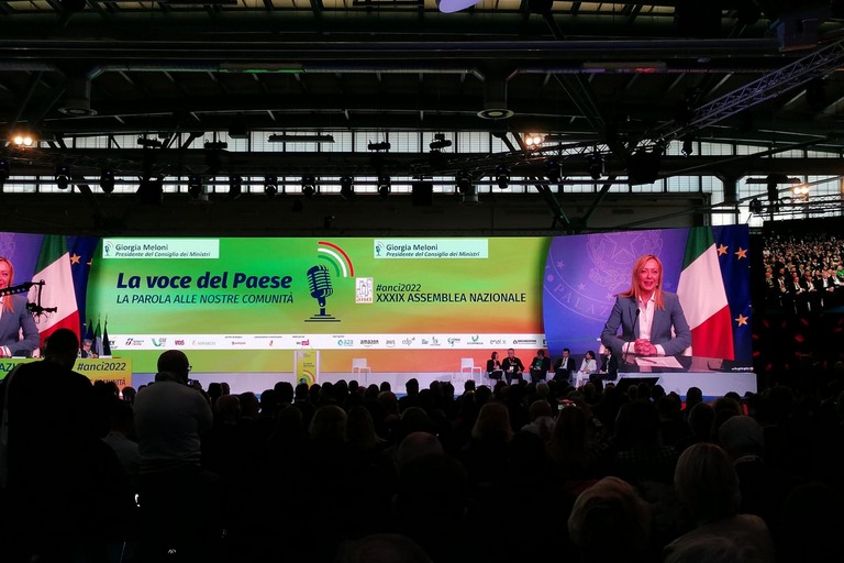 L'intervento di Meloni all'Assemblea dell'Anci